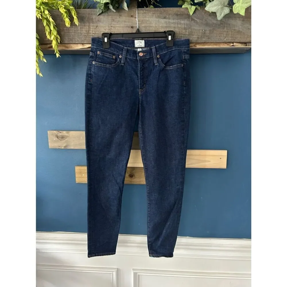 J. Crew 8” Toothpick Jeans Size 30 EUC